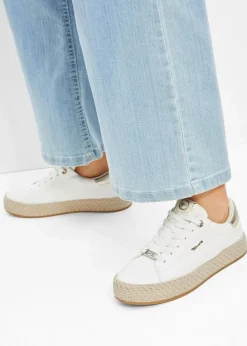 Damen Tamaris High Heels|Sneaker|Sneaker mit Sohle in Bast-Optik