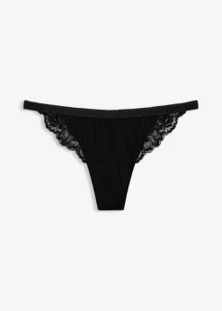 Clearance Tanga String mit weicher Rippe Damen Wäsche·Dessous|Wäsche·Höschen