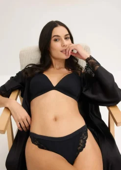 Clearance Tanga String mit weicher Rippe Damen Wäsche·Dessous|Wäsche·Höschen