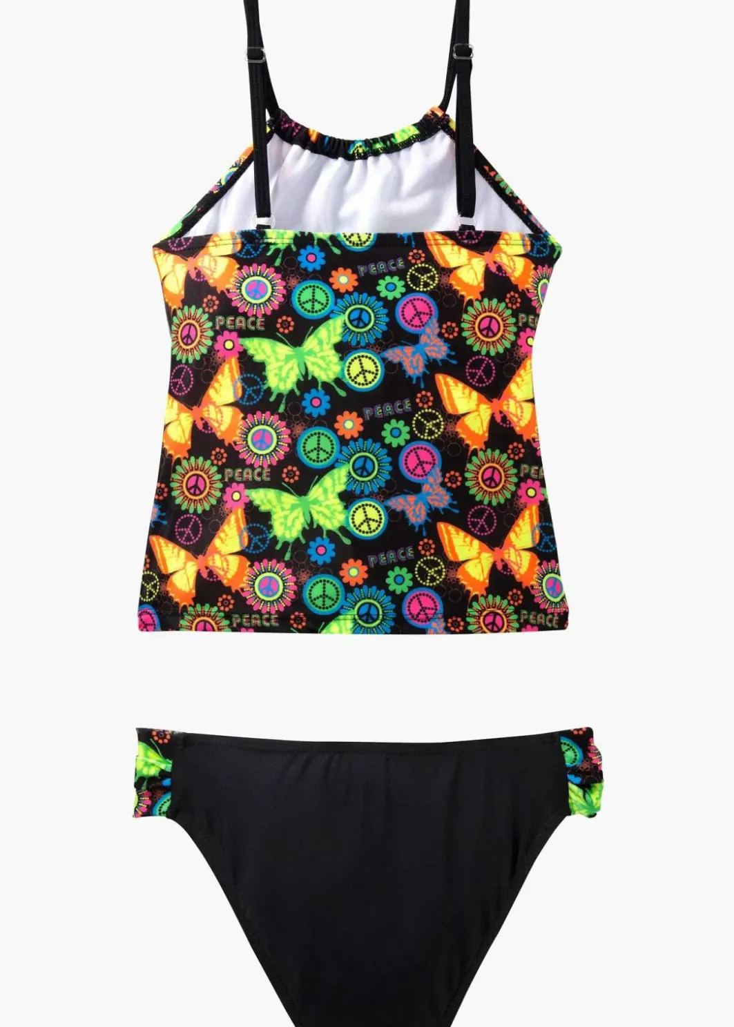 Kinder bonprix Jungen|Mädchen|Tankini aus recyceltem Polyamid (2-tlg. Set)