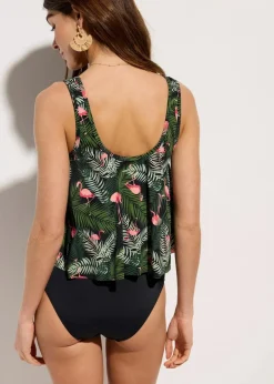 Online Tankini mit Highwaist-Bikinihose (2-tlg.Set) Damen Nachhaltigere Materialien|Tankinis
