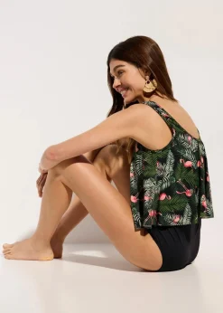 Online Tankini mit Highwaist-Bikinihose (2-tlg.Set) Damen Nachhaltigere Materialien|Tankinis