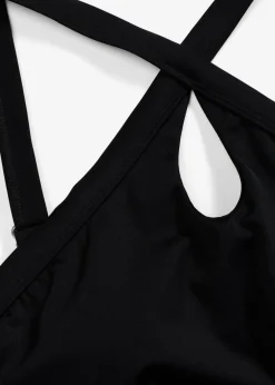 Damen bonprix Nachhaltigere Materialien|Tankinis|Tankini (2-tlg.Set) mit gekreuzten Trägern