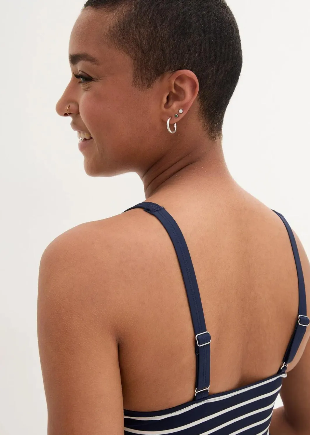 Damen bonprix Nachhaltigere Materialien|Tankinis|Tankini (2-tlg.Set) mit Schnürung