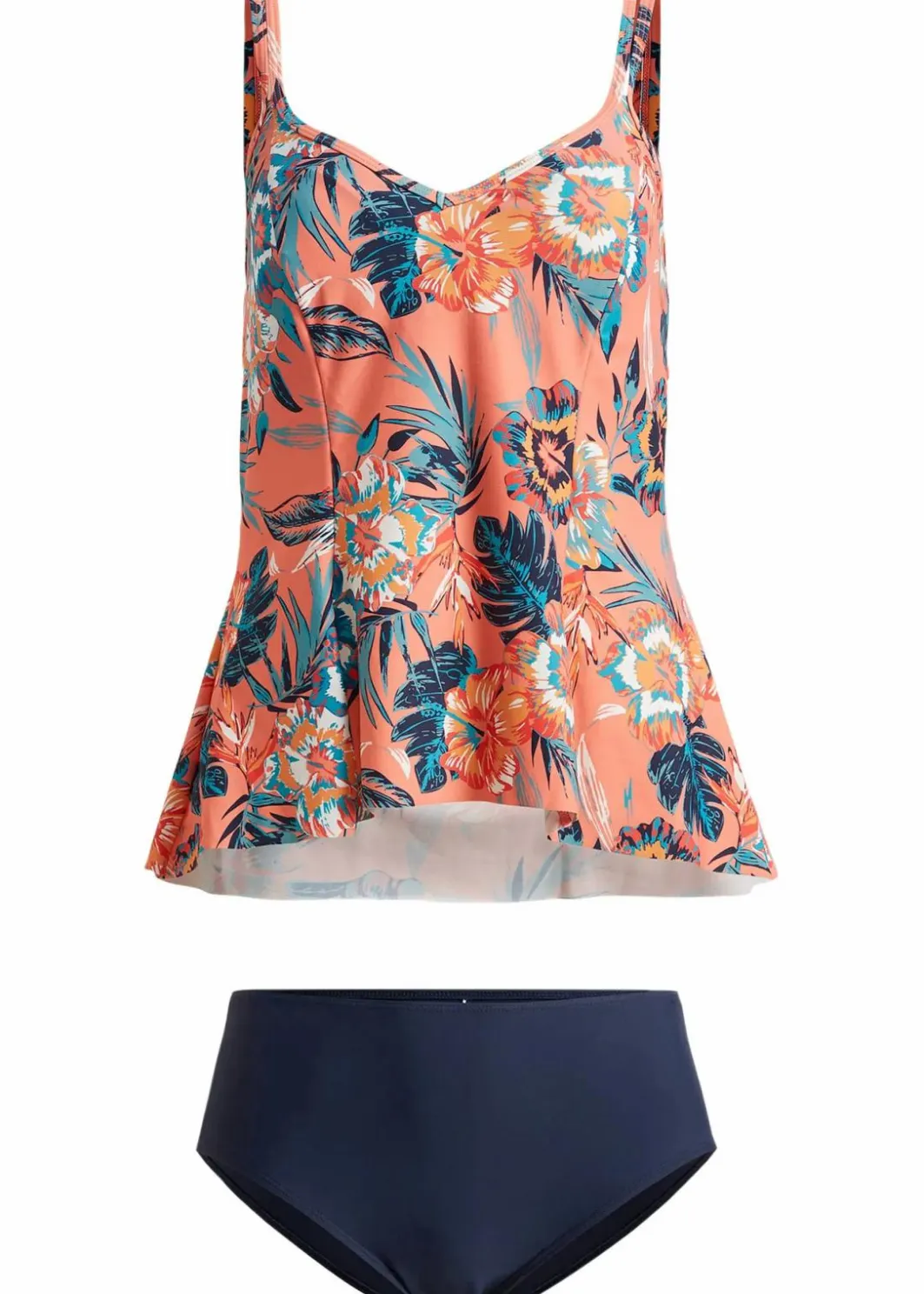 Best Tankini (2-tlg.Set) mit V-Ausschnitt Damen Nachhaltigere Materialien|Tankinis