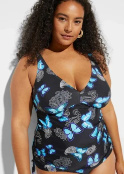 Best Tankinioberteil mit Bindebändern Damen Nachhaltigere Materialien|Mix & Match
