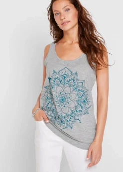 Damen bonprix Shirts & Tops|Tanktop aus leichtem Jersey