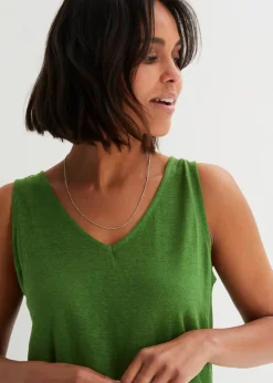 Best Tanktop aus reinem Leinen Damen Shirts & Tops