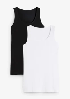 Damen bonprix Shirts & Tops|Unterhemden|Tanktop, (2er Pack)