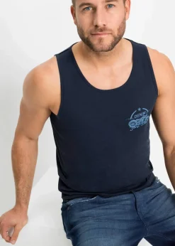 Herren bonprix Strandmode|Große Größen|Tanktop (3er Pack)
