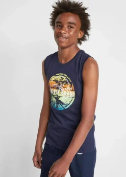 Kinder bonprix Jungen 9-16 Jahre·Mehrfachpacks|Jungen 9-16 Jahre·Shirts|Tanktop (2er Pack) aus reiner Bio-Baumwolle