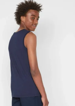 Kinder bonprix Jungen 9-16 Jahre·Mehrfachpacks|Jungen 9-16 Jahre·Shirts|Tanktop (2er Pack) aus reiner Bio-Baumwolle