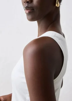 New Tanktop mit Seidenanteil Damen Premium|Shirts & Tops