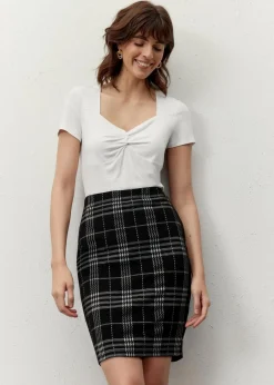 Clearance Tartan-Minirock Damen Bekleidung·Sportbekleidung|Röcke