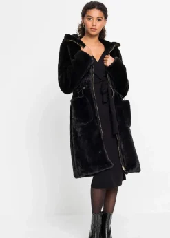 Damen bonprix Jacken & Mäntel|Teddyfell-Mantel