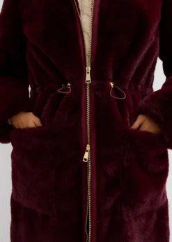 Outlet Teddyfell-Mantel Damen Jacken & Mäntel