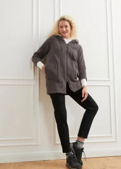 Best Teddy-Fleece Jacke Damen Jacken & Mäntel|Sweat