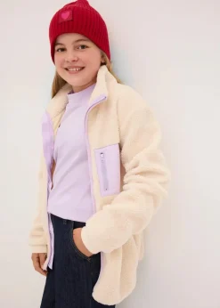 Clearance Teddy-Fleece Jacke Kinder Mädchen 9-16 Jahre·Sweat & Strick|Mädchen 9-16 Jahre·Jacken & Outdoor