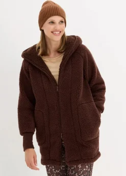 Damen bonprix Jacken & Mäntel|Sweat|Teddy-Fleece Jacke