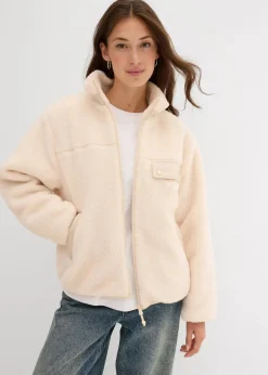 Damen bonprix Jacken & Mäntel|Sweat|Teddy-Fleece Jacke