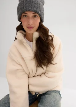 Damen bonprix Jacken & Mäntel|Sweat|Teddy-Fleece Jacke