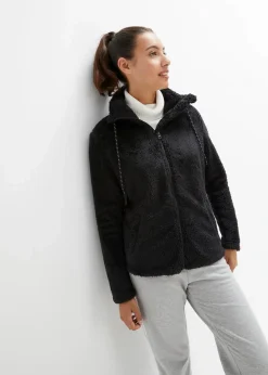 Damen bonprix Jacken & Mäntel|Sweat|Teddy-Fleece Jacke
