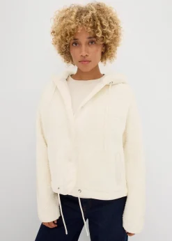 Damen bonprix Bekleidung·Blusen & Tuniken|Bekleidung·Hosen|Teddy-Fleece Jacke