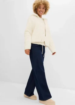 Damen bonprix Bekleidung·Blusen & Tuniken|Bekleidung·Hosen|Teddy-Fleece Jacke