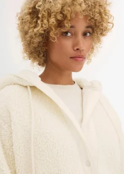 Damen bonprix Bekleidung·Blusen & Tuniken|Bekleidung·Hosen|Teddy-Fleece Jacke
