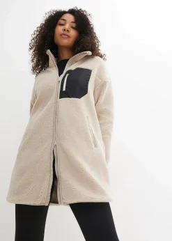 Damen bonprix Jacken & Mäntel|Sweat|Teddy-Fleece Jacke
