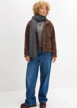 Damen bonprix Jacken & Mäntel|Sweat|Teddy-Fleece Jacke