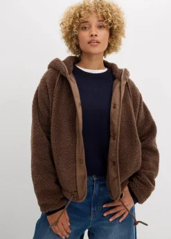 Damen bonprix Jacken & Mäntel|Sweat|Teddy-Fleece Jacke
