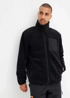 Herren bonprix Große Größen|Outdoorbekleidung|Teddy-Fleece Jacke