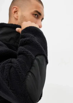 Herren bonprix Große Größen|Outdoorbekleidung|Teddy-Fleece Jacke