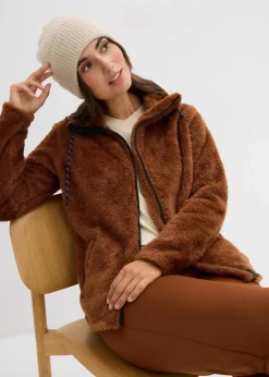 Outlet Teddy-Fleece Jacke Damen Jacken & Mäntel|Sweat