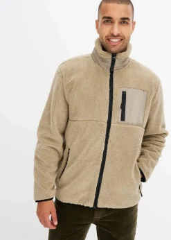 Outlet Teddy-Fleece Jacke Herren Sweat|Jacken & Mäntel