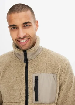 Outlet Teddy-Fleece Jacke Herren Sweat|Jacken & Mäntel