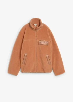 Damen bonprix Nachhaltigere Materialien|Sweat|Teddy-Fleece Jacke