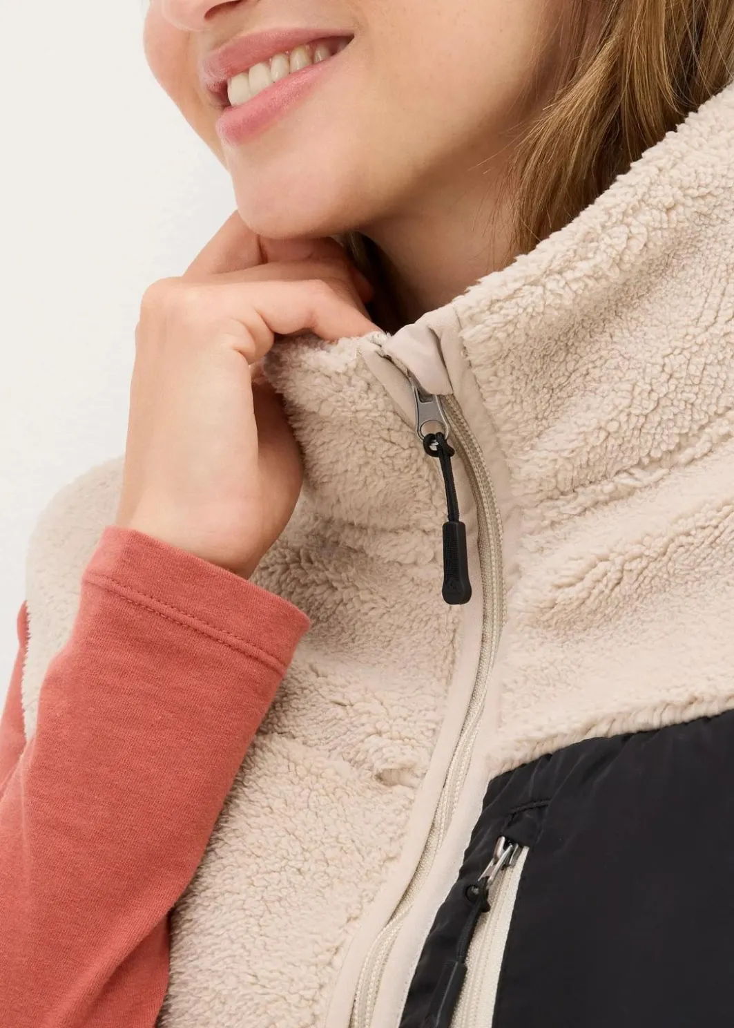 Damen bonprix Bekleidung·Blusen & Tuniken|Bekleidung·Hosen|Teddy-Fleece Weste