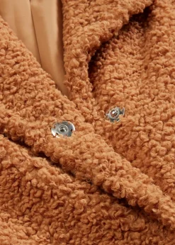 New Teddyfleece-Mantel Damen Bekleidung·Hosen|Jacken & Mäntel