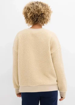 Online Teddy-Fleecepullover Damen Bekleidung·Blusen & Tuniken|Nachhaltigere Materialien