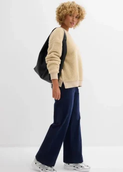 Online Teddy-Fleecepullover Damen Bekleidung·Blusen & Tuniken|Nachhaltigere Materialien