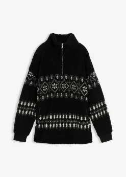 Sale Teddy-Fleeceshirt Damen Sweat|Bekleidung·Blusen & Tuniken