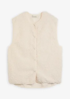Damen bonprix Jacken & Mäntel|Sweat|Teddy-Weste