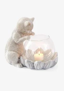 bonprix Kerzenhalter|Wohnaccessoires|Teelichthalter Katze