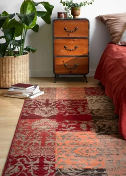 Hot Teppich in Patchworkoptik Sehr Beliebt|Veloursteppiche