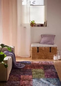 bonprix Sehr Beliebt|Flachgewebe-Teppiche|Teppich in Patchworkoptik