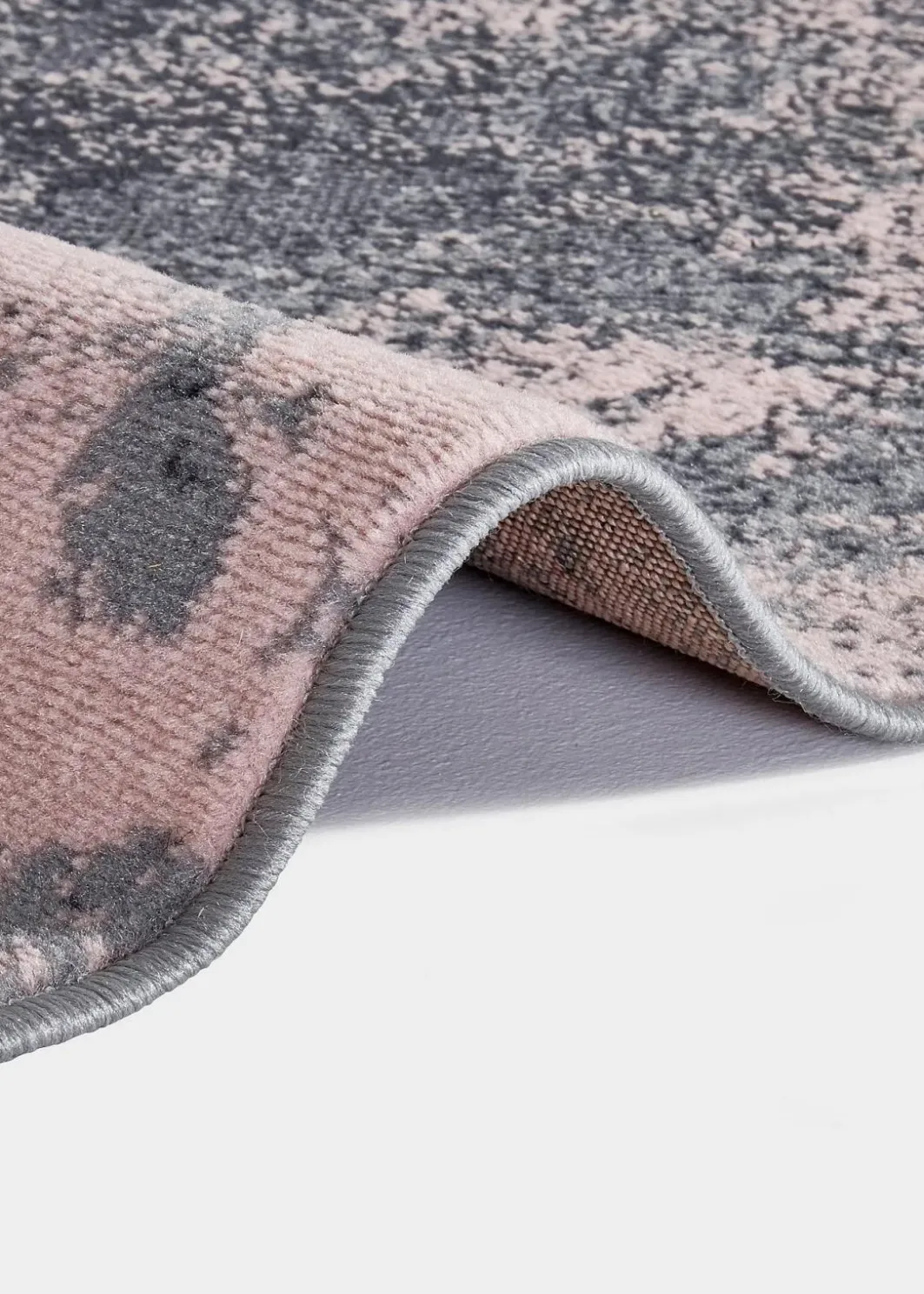 Discount Teppich mit marmorierter Musterung Veloursteppiche