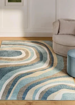 Best Teppich mit moderner Musterung Veloursteppiche