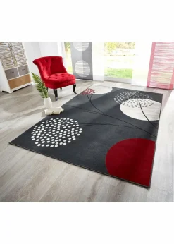 Outlet Teppich mit stilisierten Blüten Sehr Beliebt|Veloursteppiche